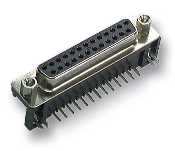 4049759038878 - DSub Buchse 94 mm 90° abgewinkelt -- EURO EDF 25 A KG-T1