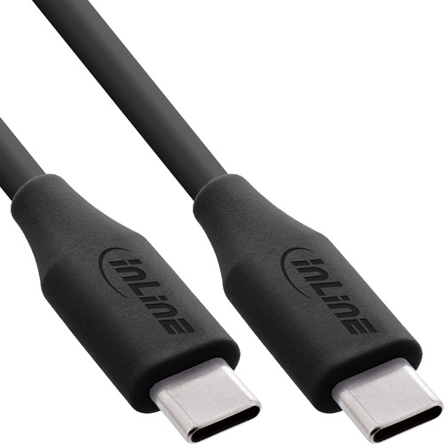 4043718341870 - USB 20 Kabel USB-C Schnellladekabel 100W Black Cookie schwarz 2m
