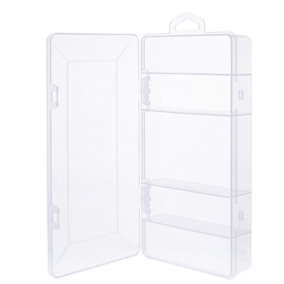 4043718331451 - Kleinteilebox 5 Fächer Abmessungen 206x107x33mm transparent 4043718331451 - Kleinteilebox 5 Fächer Abmessungen 206x107x33mm transparent