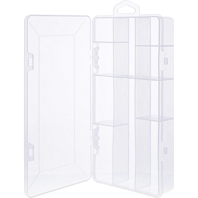 4043718331475 - Kleinteilebox 10 Fächer Abmessungen 206x107x33mm transparent 4043718331475 - Kleinteilebox 10 Fächer Abmessungen 206x107x33mm transparent
