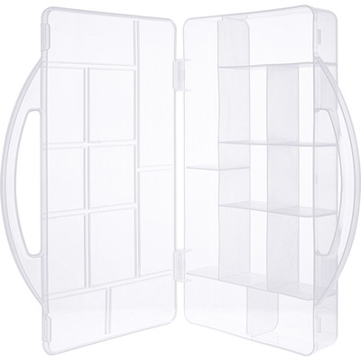 4043718331499 - Kleinteilebox 11 Fächer Abmessungen 271x186x40mm transparent