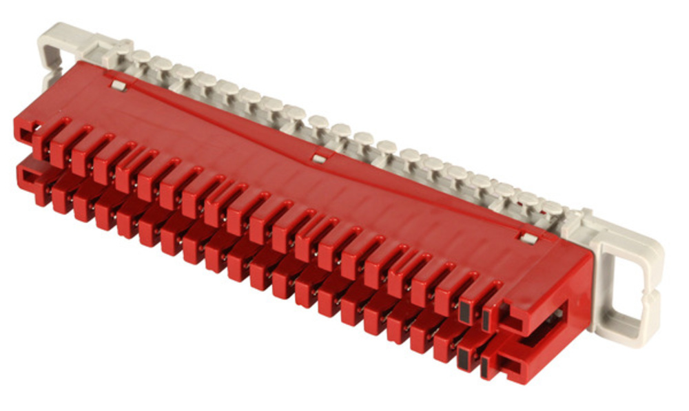 Telekom + LSA Systeme LSA-Erddrahtleiste 2/38 38polig, - 1 VPE = 10 St�ck