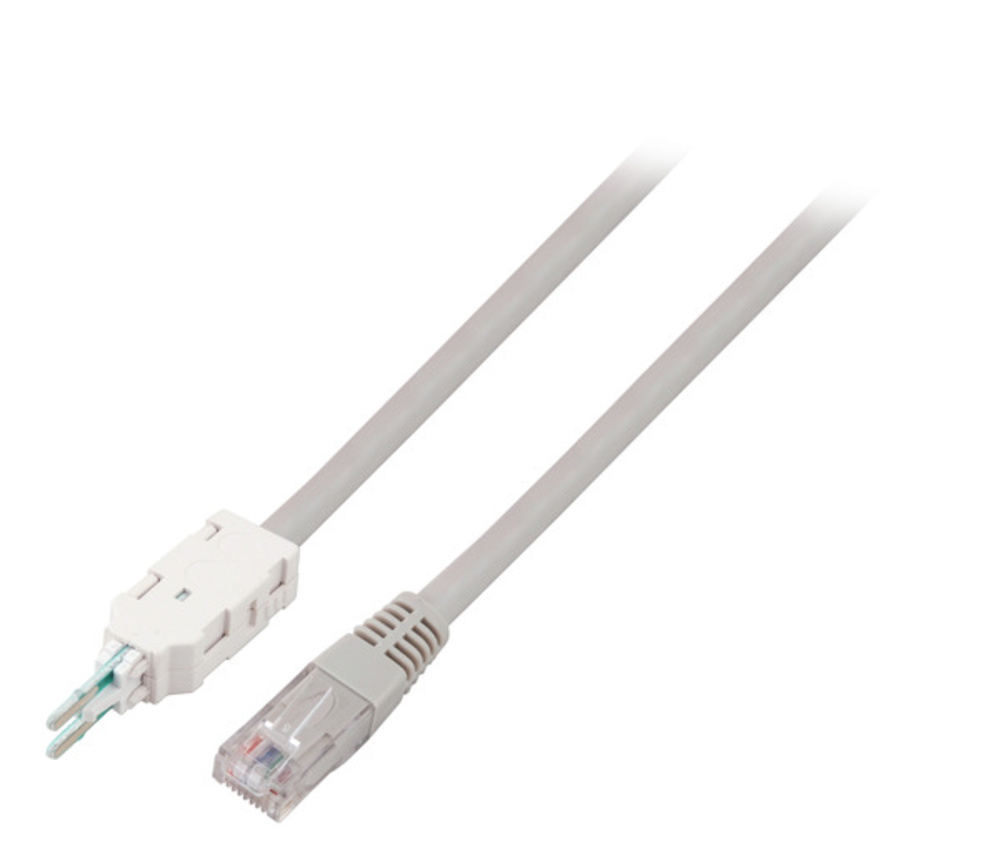 Telekom + LSA Systeme  Patchkabel RJ45-LSA 1DA 4-pol. Belegung:, 4/5 - 3/6, 2,0 m - 1 VPE = 5 Stï¿½ck