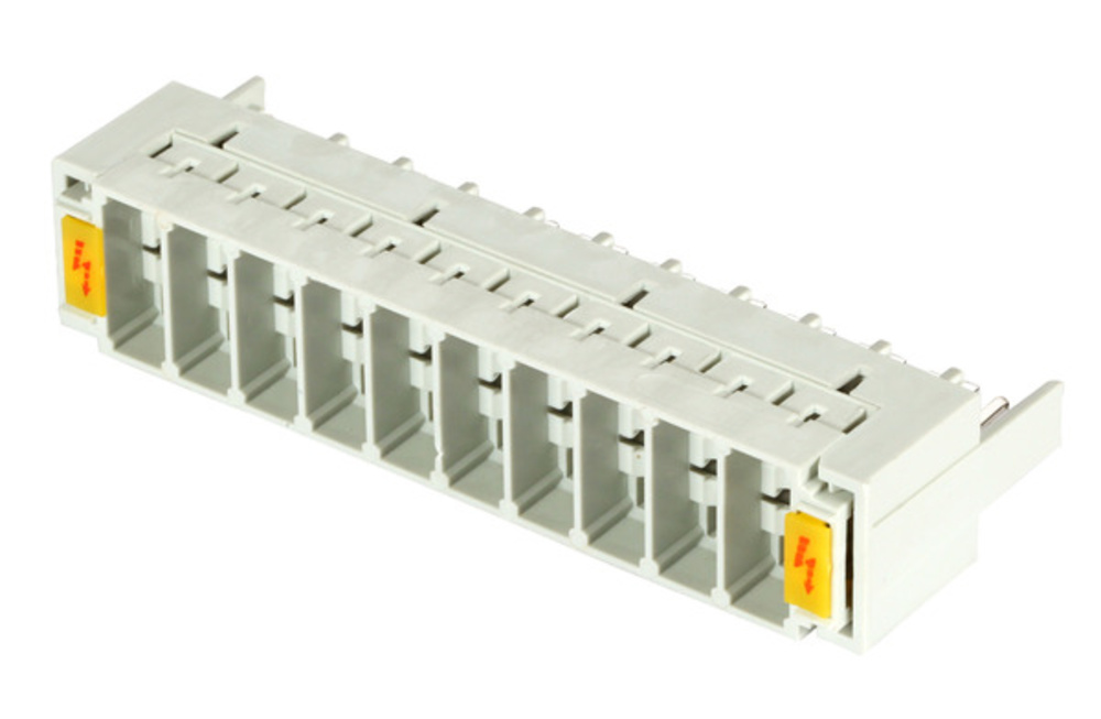 Telekom + LSA Systeme  LSA-Überspannungsschutzmagazin 2/10 zu, 10DA 8x6 - 1 VPE = 5 Stück