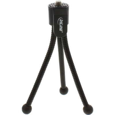4043718124909 - InLine® Mini-Stativ für Digitalkameras 115cm Höhe schwarz (48006) 4043718124909 - InLine® Mini-Stativ für Digitalkameras 115cm Höhe schwarz (48006)