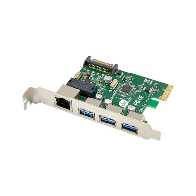 4043718341467 - Combokarte Gigabit Netzwerk und USB 32 Gen1 1x RJ45 3x USB-A 4043718341467 - Combokarte Gigabit Netzwerk und USB 32 Gen1 1x RJ45 3x USB-A