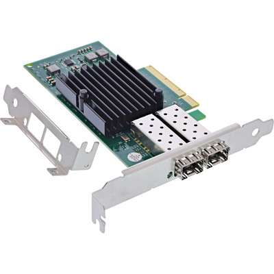 4043718333301 - Dual 10-Gigabit Netzwerkkarte 2x SFP+ PCIe x8 inkl LP Slotblech 4043718333301 - Dual 10-Gigabit Netzwerkkarte 2x SFP+ PCIe x8 inkl LP Slotblech