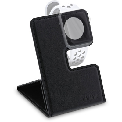 4043718278480 - Halterung für Apple Watch für Schreibtisch Regal schwarz faltbar 4043718278480 - Halterung für Apple Watch für Schreibtisch Regal schwarz faltbar