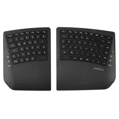 Perixx PERIBOARD-624 B DE - Kabellose ergonomische Split-Tastatur