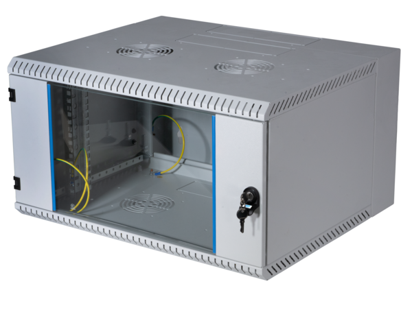 4049759212728 - schwenkend EFB 19 Wandgehäuse 15HE schwenkend2-teiligRAL7035Tiefe 691615VGR50 4049759212728