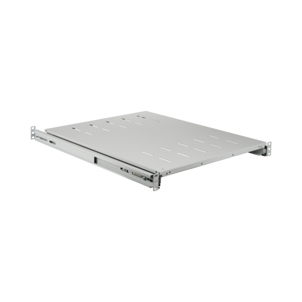 4049759284220 - 19 1HE Fachboden ausziehbar ET -- 8081012 mm 30 kg ST 1000 RAL7035