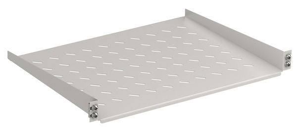 4049759252762 - 19 1HE Fachboden fest T=350 mm 6 kg -- Frontbefestigung RAL9005