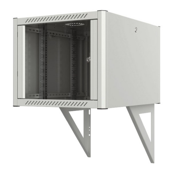 4049759318246 - Stützelement für Wandgehäuse Tiefe 800mm -- RAL 7035 2er Set