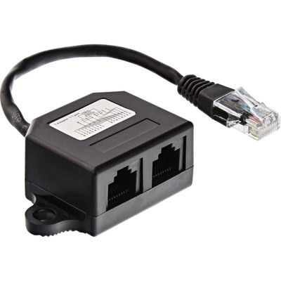 4043718251353 - ISDN Verteiler 2x RJ45 BU 15cm Kabel mit Endwiderständen montierbar 4043718251353 - ISDN Verteiler 2x RJ45 BU 15cm Kabel mit Endwiderständen montierbar