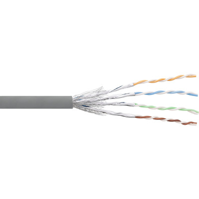 4043718112067 - Patchkabel Cat6 S FTP (PiMf) grau AWG27 PVC CU 100m