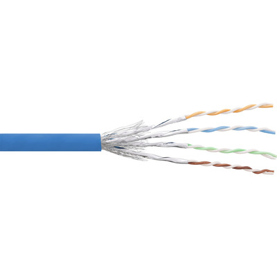 4043718112098 - Patchkabel Cat6 S FTP (PiMf) blau AWG27 PVC CU 100m