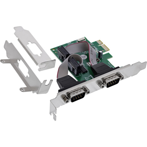 4043718348282 - PCIe 2-Port RS-232 Karte 2x D-Sub 9 Stecker inkl Low-Profile