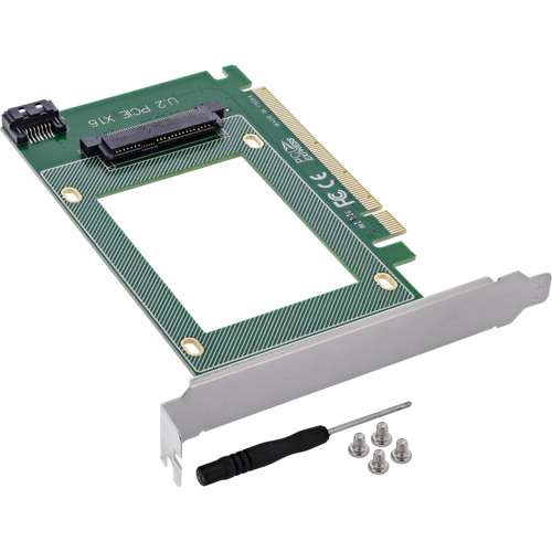 4043718348329 - Schnittstellenkarte PCIe x16 zu U2 NVMe SFF-8639 intern