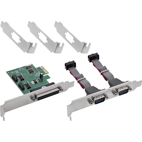 InLine® PCIe Schnittstellenkarte, 2x RS-232 + 1x Parallelport