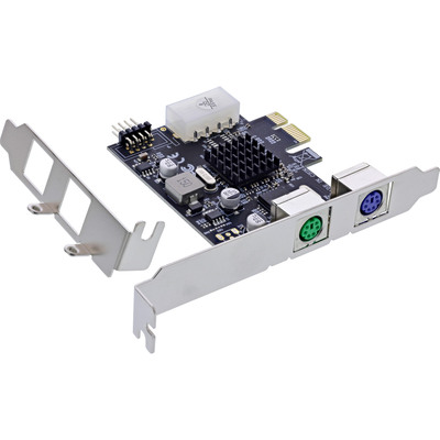 4043718333561 - Schnittstellenkarte 2x PS 2 PCIe (PCI-Express) 4043718333561 - Schnittstellenkarte 2x PS 2 PCIe (PCI-Express)