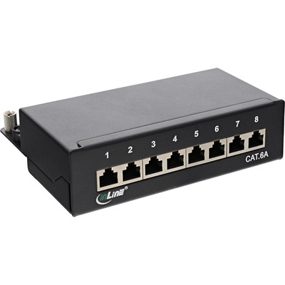 4043718255405 - 76808A - Patch Panel - Tisch montierbar geeignet für Wandmontage - RJ-45 X 8 - Schwarz RAL 9005 4043718255405 - 76808A - Patch Panel - Tisch montierbar geeignet für Wandmontage - RJ-45 X 8 - Schwarz RAL 9005