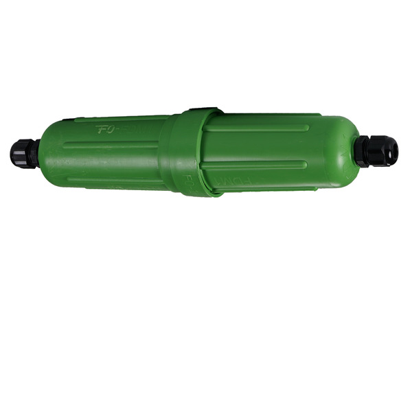 4049759159542 - Glasfasermuffe zum Verbinden 2xM16 -- max 24 Fasern Crimpversion