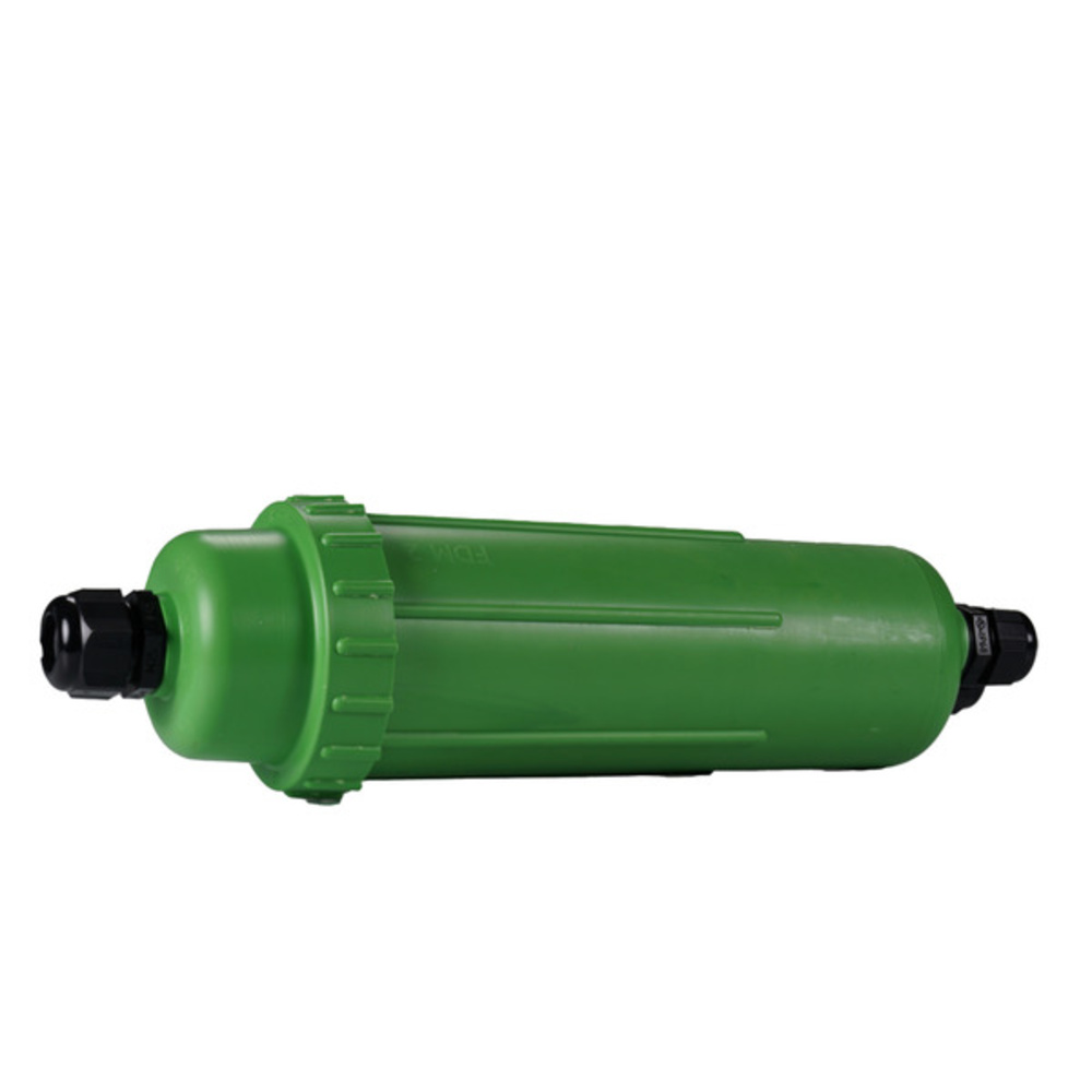 Glasfaser Verteiler Glasfasermuffe zum Abzweigen 1xM25 2xM20, max. 48 Fasern Crimpversion - 1 VPE = 6 Stück