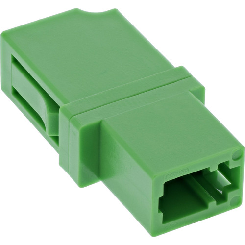 InLine® LWL Kupplung, Simplex LC/LC, Singlemode, Keramik-Hülse, grün