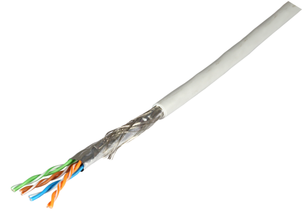 4049759328344 - Patchkabel Cat5e SF UTP 300MHz 4x2xAWG26 -- FRNC-B gelb