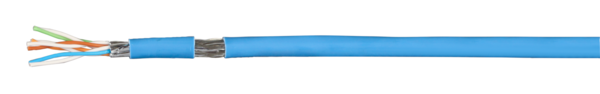 Patchkabel Cat.7 PiMF UC900MHz FLEX SS26 4P, , Dca, blau, 100 M