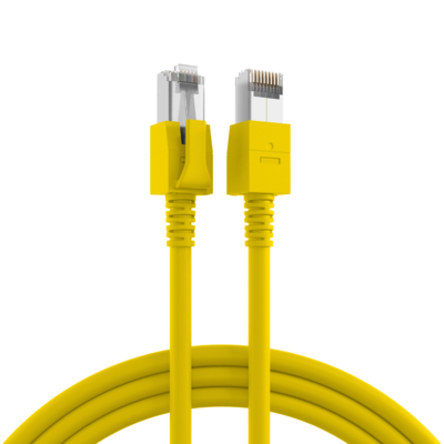 4049759059187 - RJ45 Patchkabel Cat6A S FTP FRNC -- VC LED gelb 5m 4049759059187 - RJ45 Patchkabel Cat6A S FTP FRNC -- VC LED gelb 5m