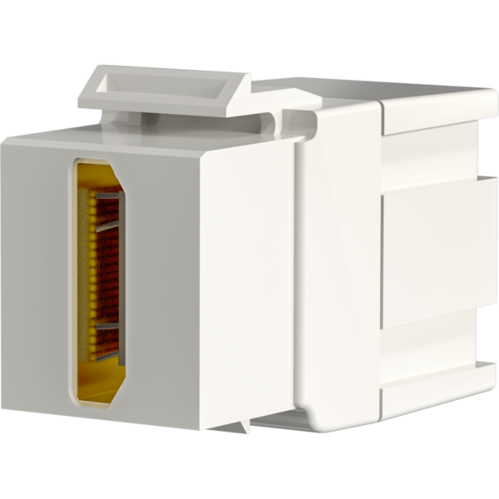 Keystone + Adapter  Keystone Einbauadapter HDMI A - A, weiß,  - 1 VPE = 100 Stï¿½ck