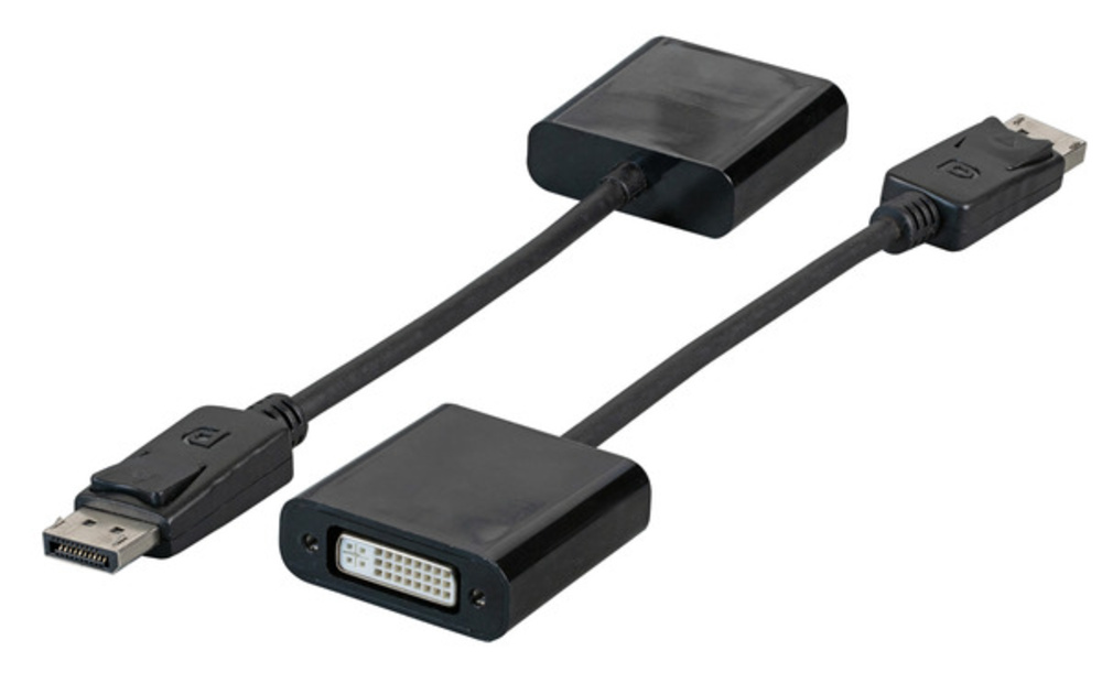 Displayport DisplayPort Adapter,DP Stecker,auf DVI, 24+5 Buchse, Full HD - 1 VPE = 10 St�ck