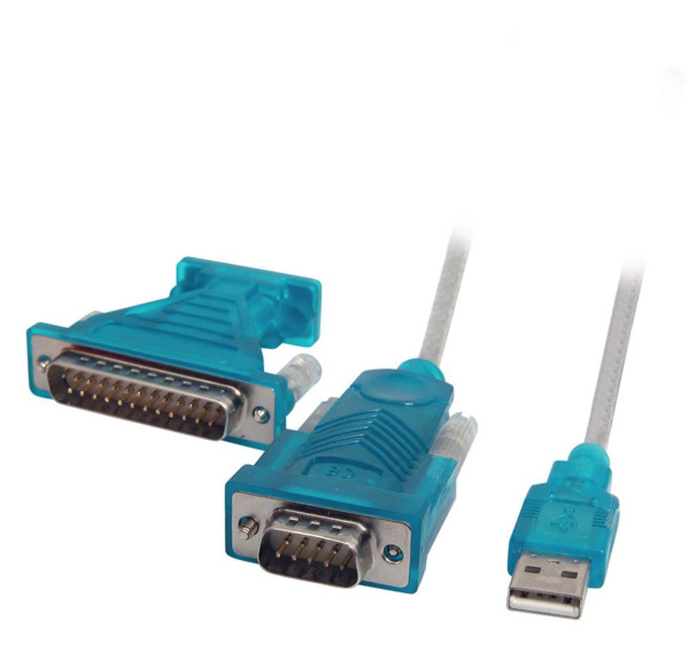 USB USB2.0/RS232 Konverterkabel mit, FTDI-232RL chip, USB A-St/DB9-St 1,8m - 1 VPE = 100 Stück