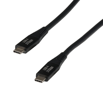 USB 3.2 Gen.2 10Gbit 3A Verlängerungskabel USB C Stecker auf USB C Buchse  passiv schwarz 0,2m