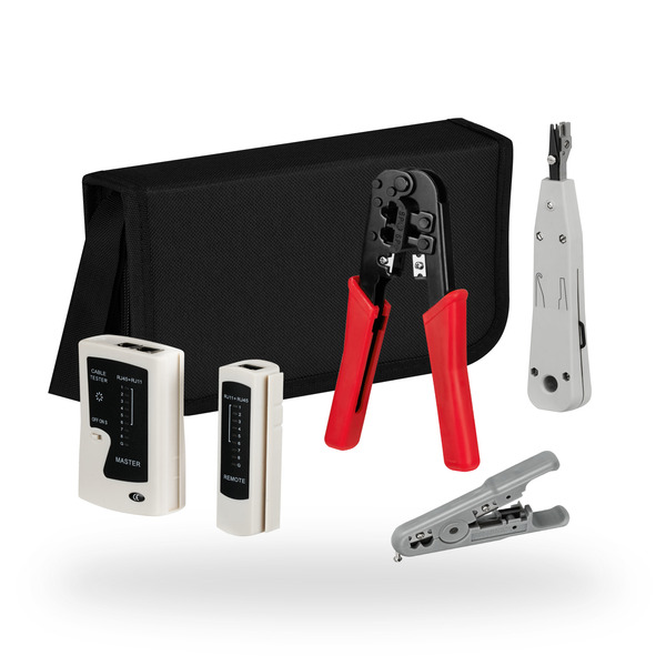 Netzwerk Werkzeug Set mit Tasche, 4-teilig --
