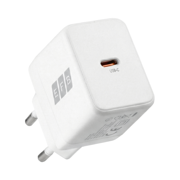 Ladegerät 30W USB-C Set PD3.0 GaN QC3.0, inkl. 2m USB-C Ladekabel weiß