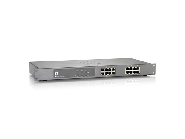 4015867185674 - GEP-1621 - Switch - unmanaged - 16 x 10 100 1000 (PoE+) - an Rack montierbar - PoE+ (240 W)