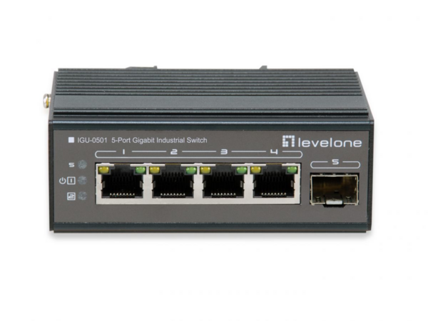 5-Port-Gigabit-Switch, DIN-Schiene, Industrial Switch
