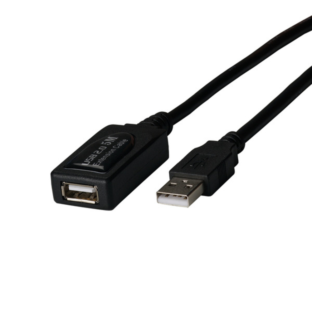 USB USB2.0 Repeater Kabel 5m aktiv,USB-A, Buchse auf USB-A Stecker - 1 VPE = 10 St�ck
