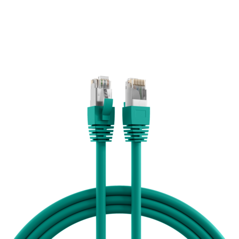 Patchkabel RJ45 Patchkabel Cat.8.1 S/FTP LSZH, BC grün 7,5m - 1 VPE = 5 Stï¿½ck