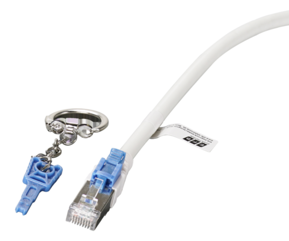 Patchkabel  Schlüssel für K5539.x, blau,  - 1 VPE = 30 Stï¿½ck