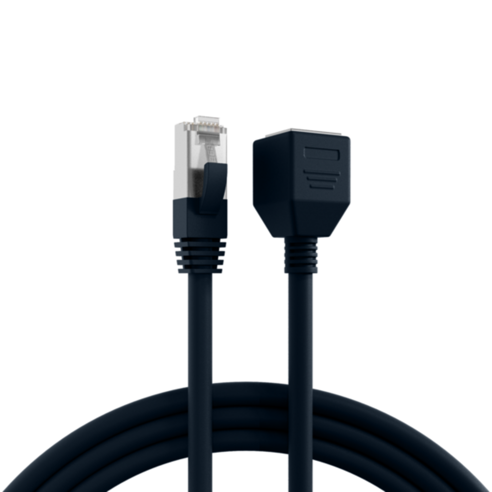 Patchkabel  RJ45 Patchkabelverl. Cat.6A S/FTP LSZH, AWG26 schwarz 3m - 1 VPE = 10 Stï¿½ck