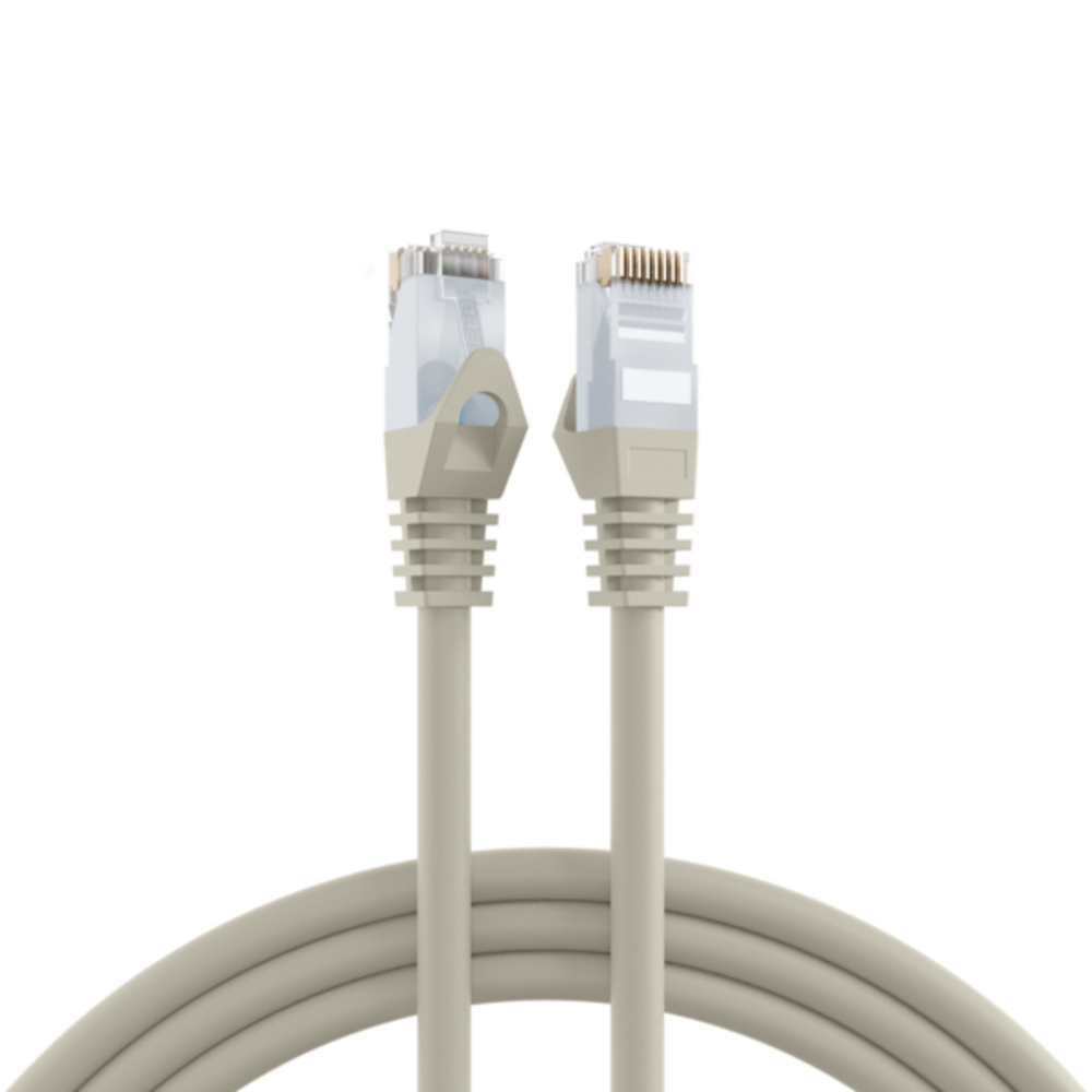 Patchkabel RJ45 Patchkabel Cat.6 U/UTP LSZH, CCA grau 1,5m - 1 VPE = 10 St�ck