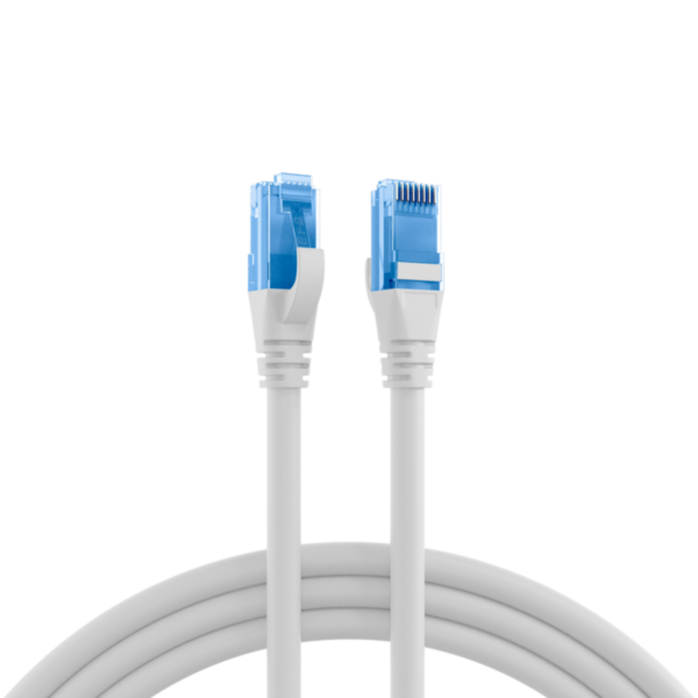 Patchkabel  RJ45 Patchkabel Cat.6A U/UTP LSZH, Premium 500MHz weiß 1m - 1 VPE = 10 Stï¿½ck
