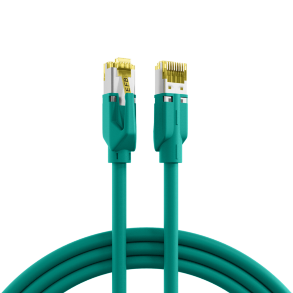 Patchkabel  RJ45 Patchkabel Cat.6A S/FTP LSZH, Draka UC900 TM31 grün 5m - 1 VPE = 5 Stï¿½ck