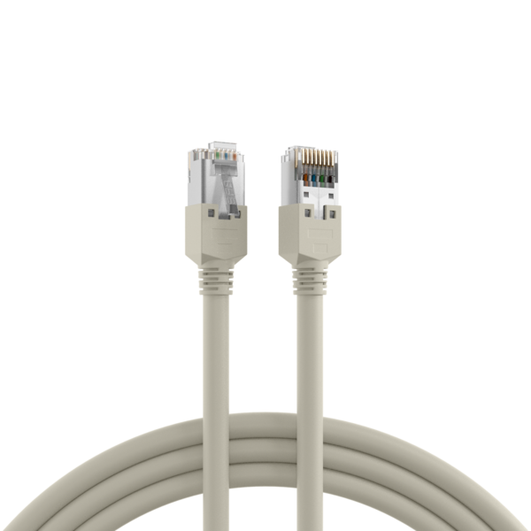 4049759009243 - RJ45 Patchkabel Cat5e S UTP PVC -- Dätwyler 5502 TM11 grau 05m