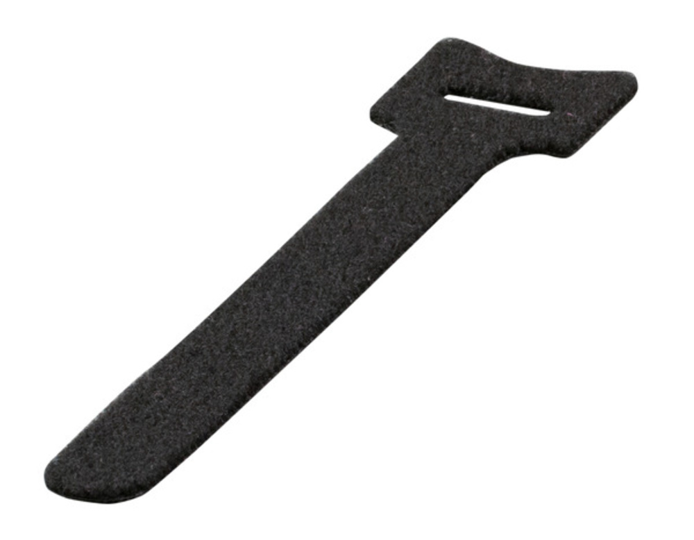 Kabelmanagement Klettkabelbinder 10St./Pack, schwarz, Länge 160mm, Breite 12mm - 1 VPE = 50 St�ck