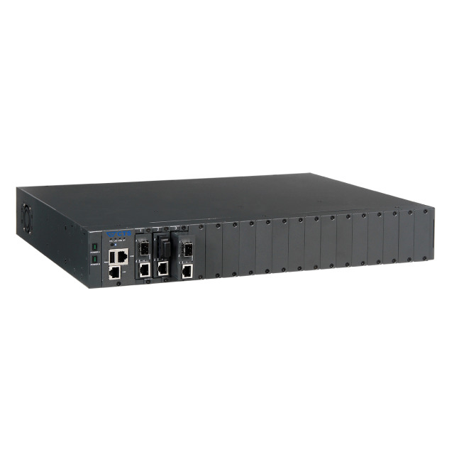 1,5HE 19` Rack Chassis fr MCT Konverter, 18 Slots, Managed, inkl. 2x Netzteil 1,5HE 19` Rack Chassis fr MCT Konverter, 18 Slots, Managed, inkl. 2x Netzteil