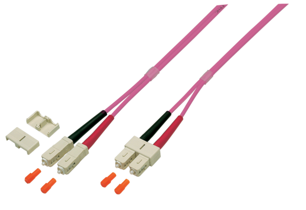 4049759065232 - Duplex Patchkabel SC-SC OM4 -- 15m LSZH 3mm erikaviolett 4049759065232 - Duplex Patchkabel SC-SC OM4 -- 15m LSZH 3mm erikaviolett